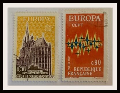 France Scott # 1340-1341 Used