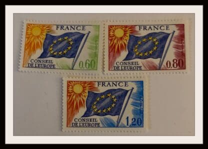 France Scott # 1O16-1O17/1O19 Mint Hinged