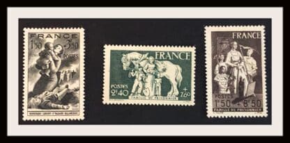 France Scott # B158-160 Mint Hinged