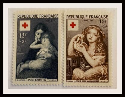 France Scott # B291-B292 Mint Hinged