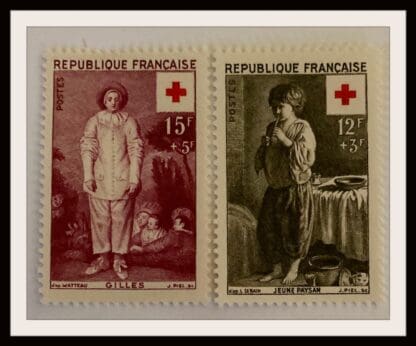 France Scott # B309-B310 Mint Hinged