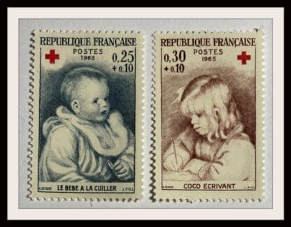 France Scott # B392-B393 Mint Hinged