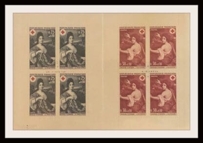 France Scott # B421a-B422a Mint Never Hinged Booklet