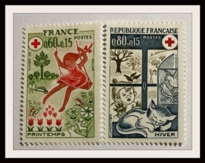 France Scott # B481-B482 Mint Hinged