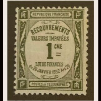 France Scott # J46 Mint Hinged