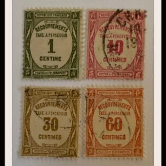 France Scott # J58-J61 Used