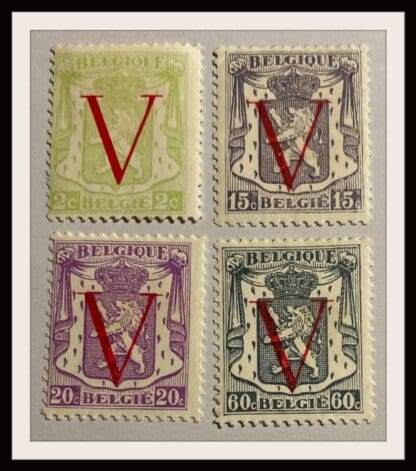 Belgium Scott # 361-364 Mint Hinged