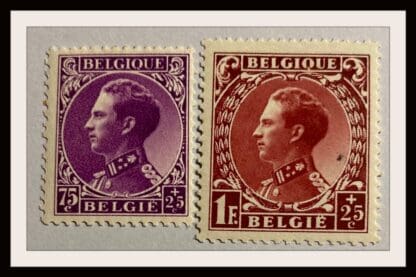 Belgium Scott # B152-B153 Mint Hinged