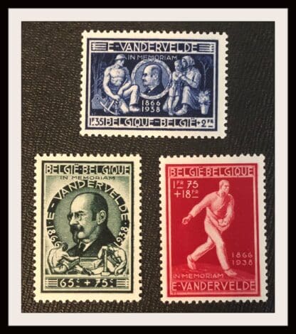 Belgium Scott # B423-B425 Mint Never Hinged