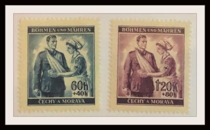 Bohemia & Moravia Scott #B1-B2 Mint Hinged