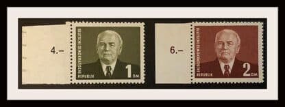 Germany DDR Scott #116-117 Mint Never Hinged