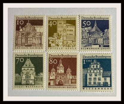 Germany Scott # 937/942-943/945-946/948 Mint Never Hinged