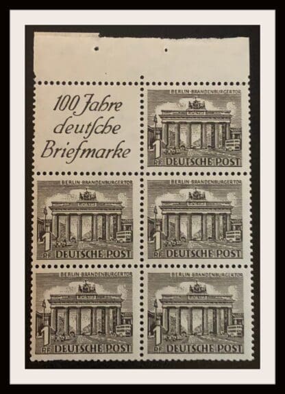 Germany Scott #9N42a Mint Never Hinged Booklet Pane