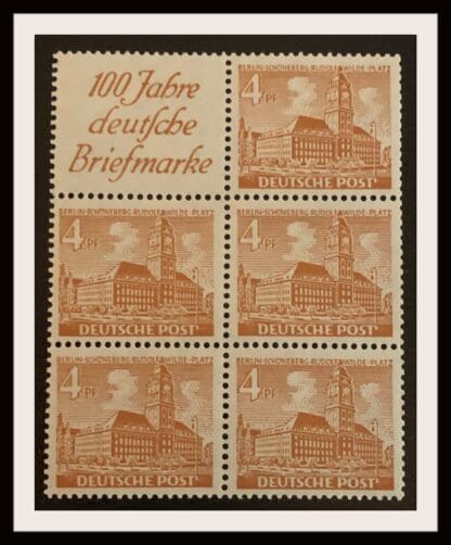 Germany Scott #9N43a Mint Never Hinged Booklet Pane