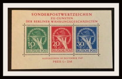 Germany Scott #9NB1-9NB3 Mint Never Hinged