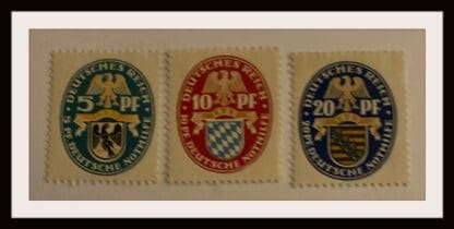 Germany Scott # B12-B14 Mint Hinged