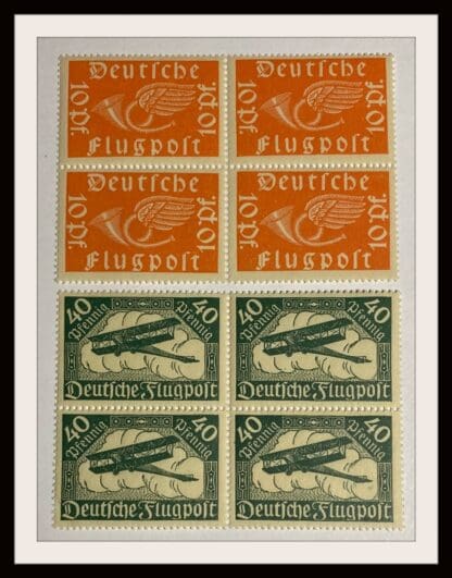 Germany Scott # C1-C2 Mint Never Hinged Block of 4