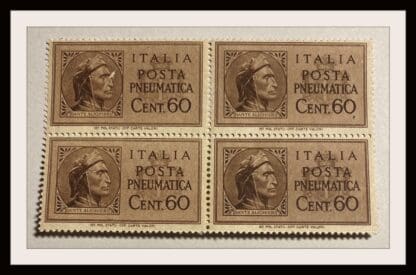 Italy Scott #D17 Mint Never Hinged Block of 4