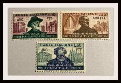 Italy Trieste Scott #138-140 Mint Never Hinged