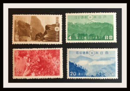 Japan Scott #320-323 Mint Hinged