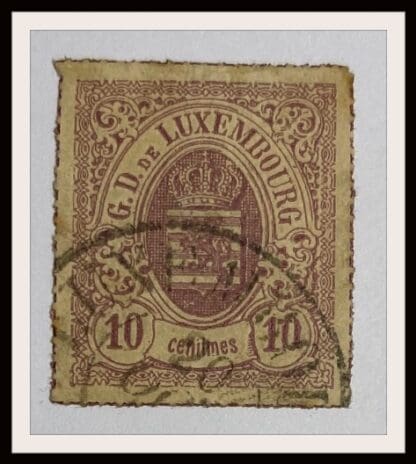 Luxembourg Scott # 19 Used