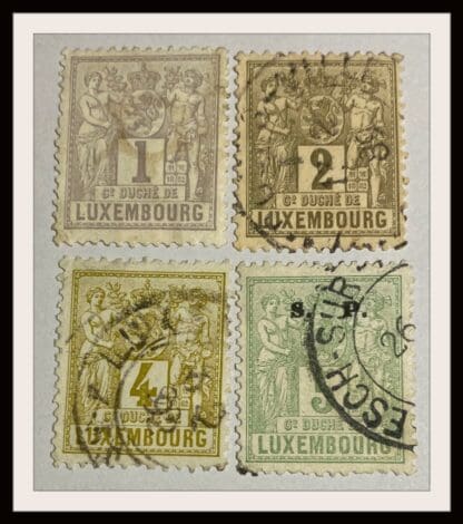 Luxembourg Scott # 48-51 Used