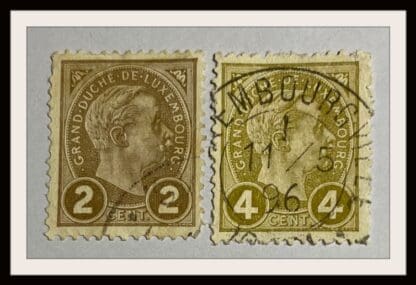 Luxembourg Scott # 71-72 Used