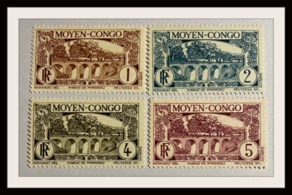 Middle Congo Scott #65-68 Mint Never Hinged