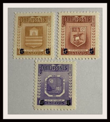 Philippines Scott # 634-636 Mint Never Hinged