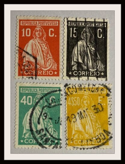 Portugal Scott #403-404/408/419 Used