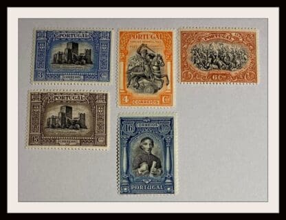 Portugal Scott #423-424/426-428 Mint Hinged