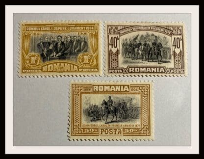 Romania Scott # 176/182-183 Mint Hinged