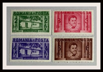 Romania Scott # 463-466 Mint Hinged