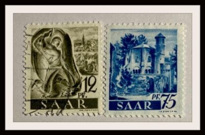 Saar Scott #172/174 Mint Hinged & Used