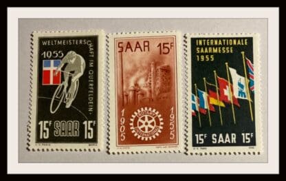 Saar Scott #253-255 Mint Never Hinged