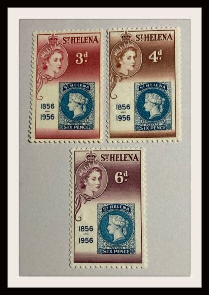 St Helena Scott # 153-155 Mint Never Hinged