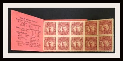 Sweden Scott #81a Mint Never Hinged Booklet