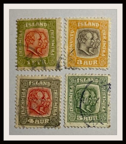 Iceland Scott #71-74 Used