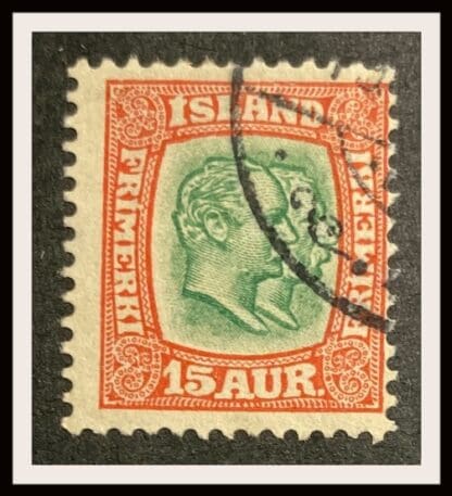 Iceland Scott #77 Used