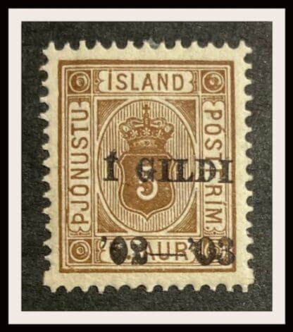 Iceland Scott #O22 Used