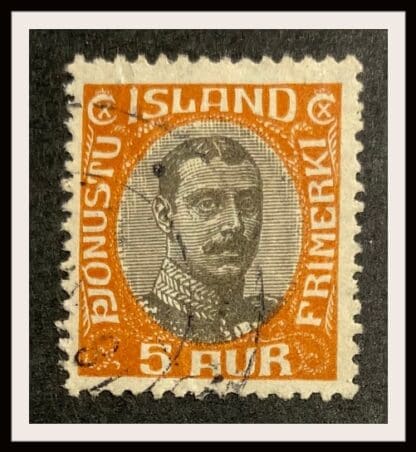 Iceland Scott #O42 Used