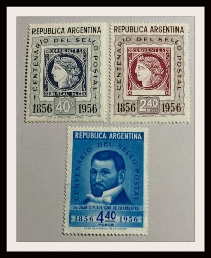 Argentina Scott #651-653 Mint Hinged