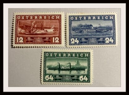 Austria Scott #382-384 Mint Hinged