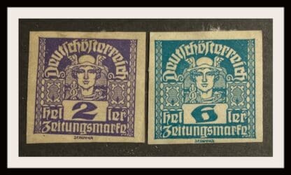 Austria Scott #P29/P32 Mint Hinged