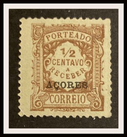 Azores Scott #J15 Mint Hinged