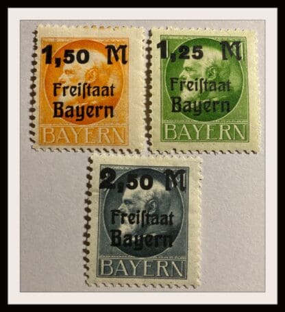 Bavaria Scott # B231-B233 Mint Hinged