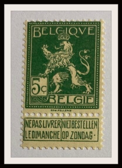 Belgium # 94 Mint Never Hinged