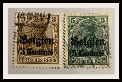 Belgium Scott #N1-N2 Used