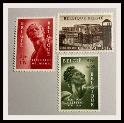 Belgium Scott # B558-B560 Mint Never Hinged