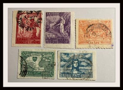 Brazil Scott # 628-632 Used